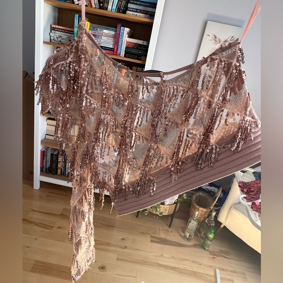 Zhivago one shoulder beaded top - Picture 5 of 7